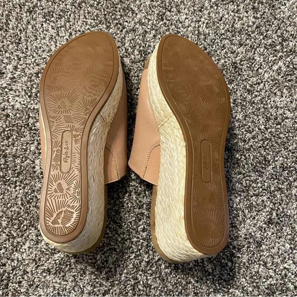 Style & Co Larissaa Slip-On Espadrille Wedge Sandals